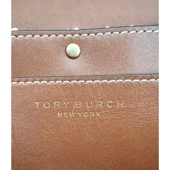 ✺ AUTHENTIC TORY BURCH RED STRIPED MILLER SHOULDER BAG/CROSSBODY - Picture 9 of 13